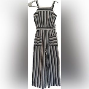 bebe girls linen jumper